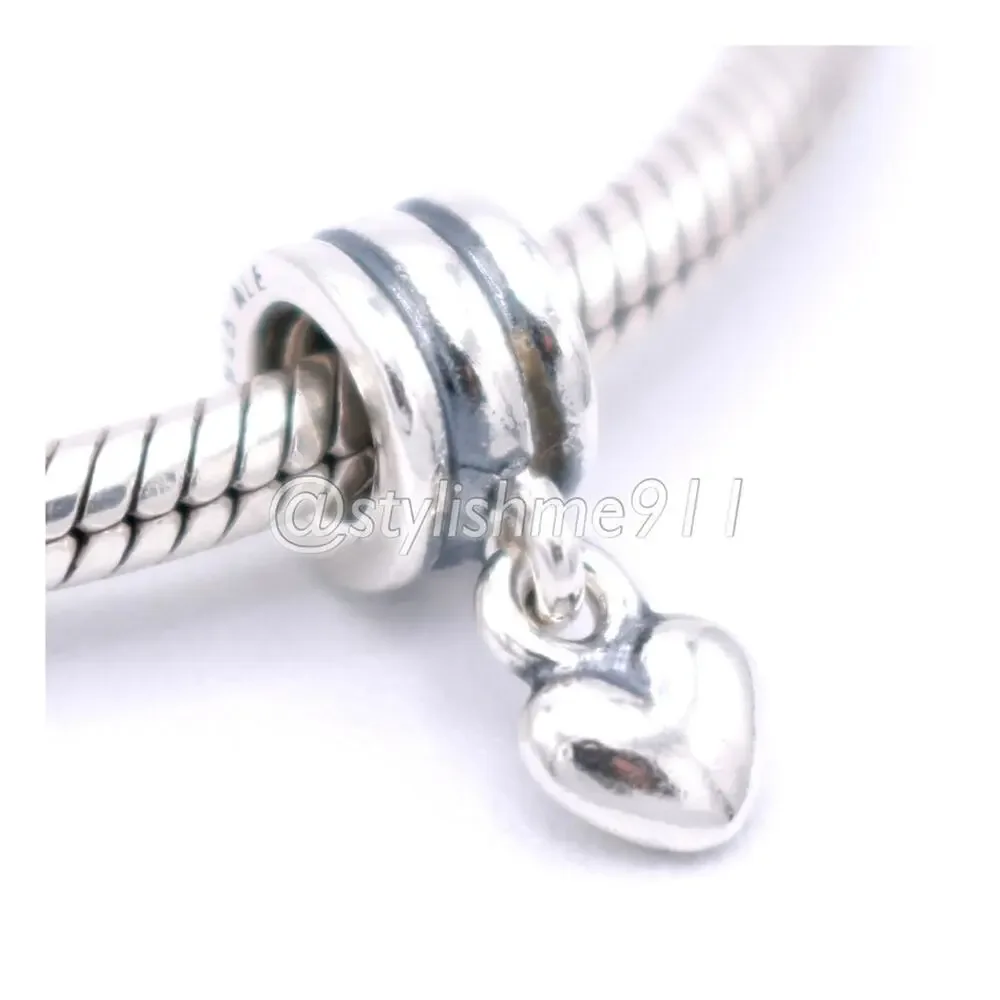 Authentic Pandora Retired Heart Dangle Charm - 790276